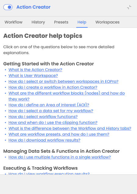 action creator help